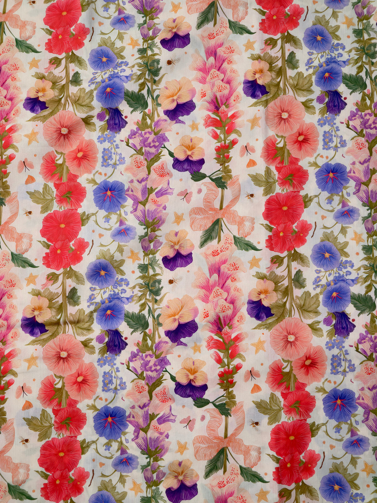 Hollyhock & Ribbon
