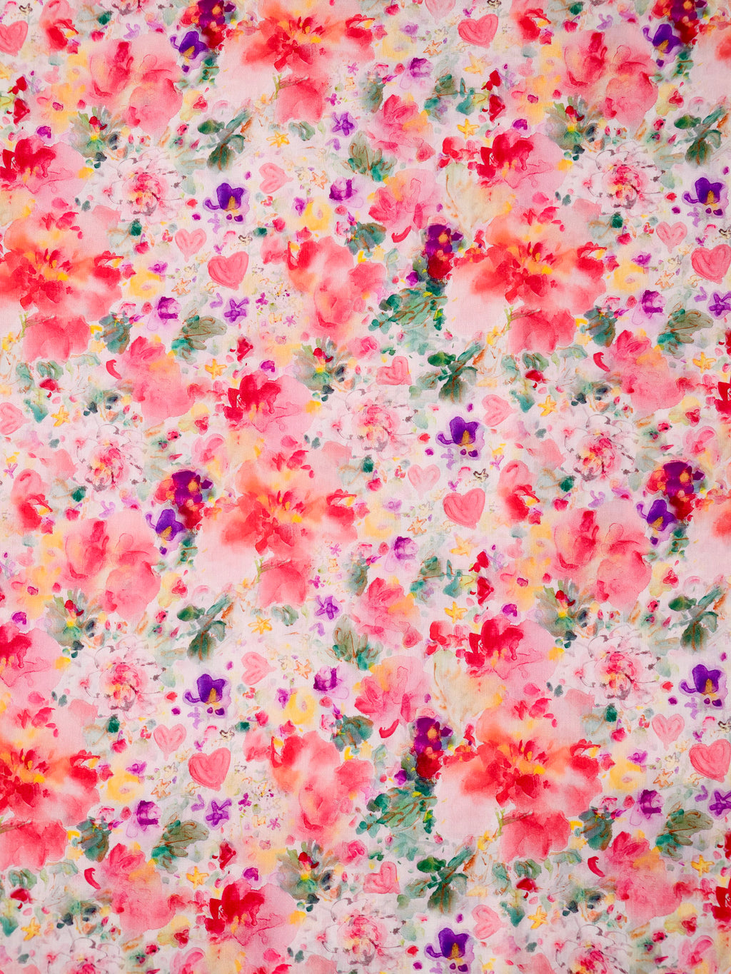 Blushing Hearts Watercolour