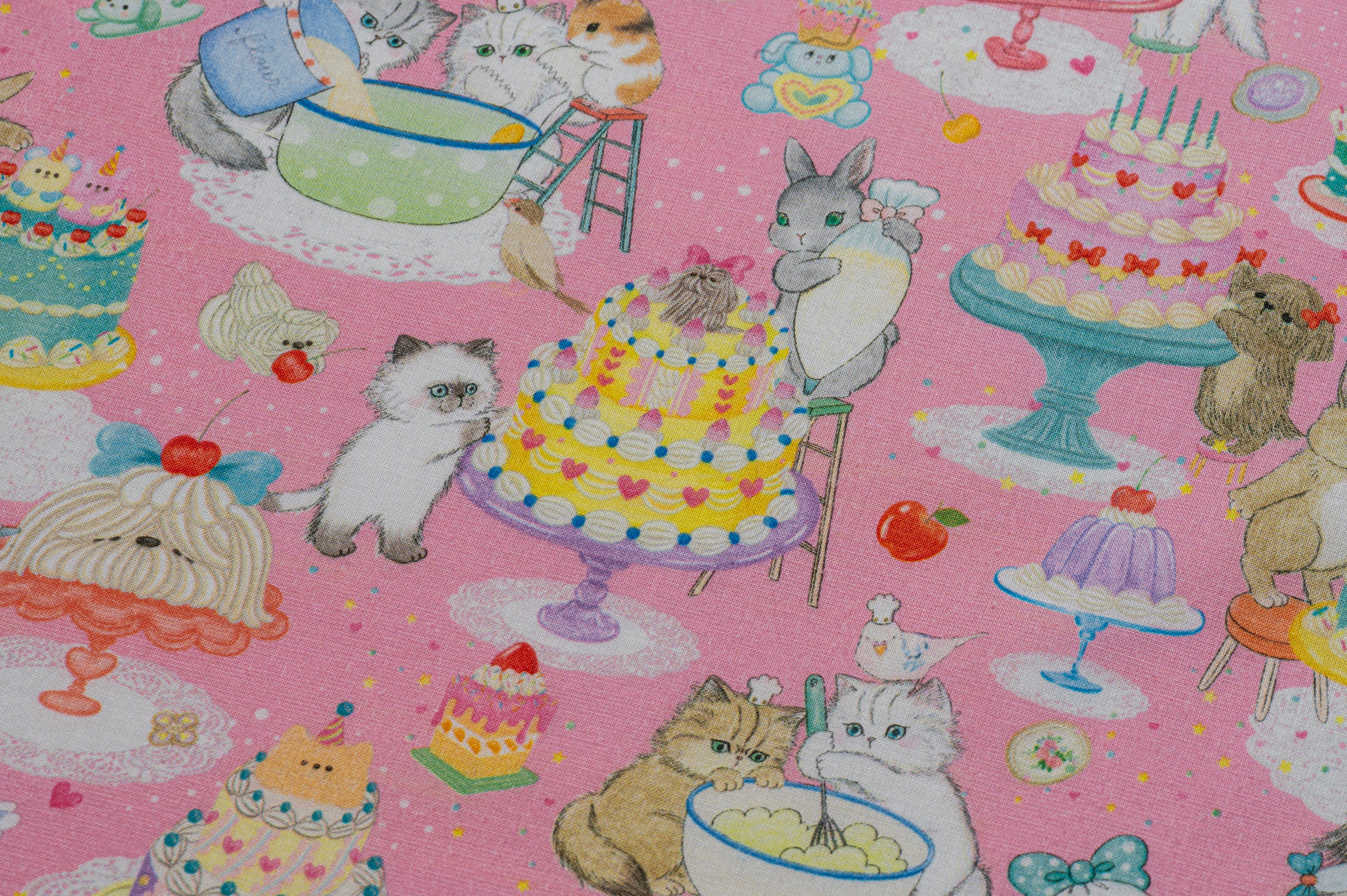 Kitten Tea Party - Pink