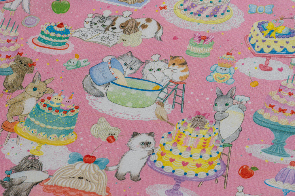 Kitten Tea Party - Pink