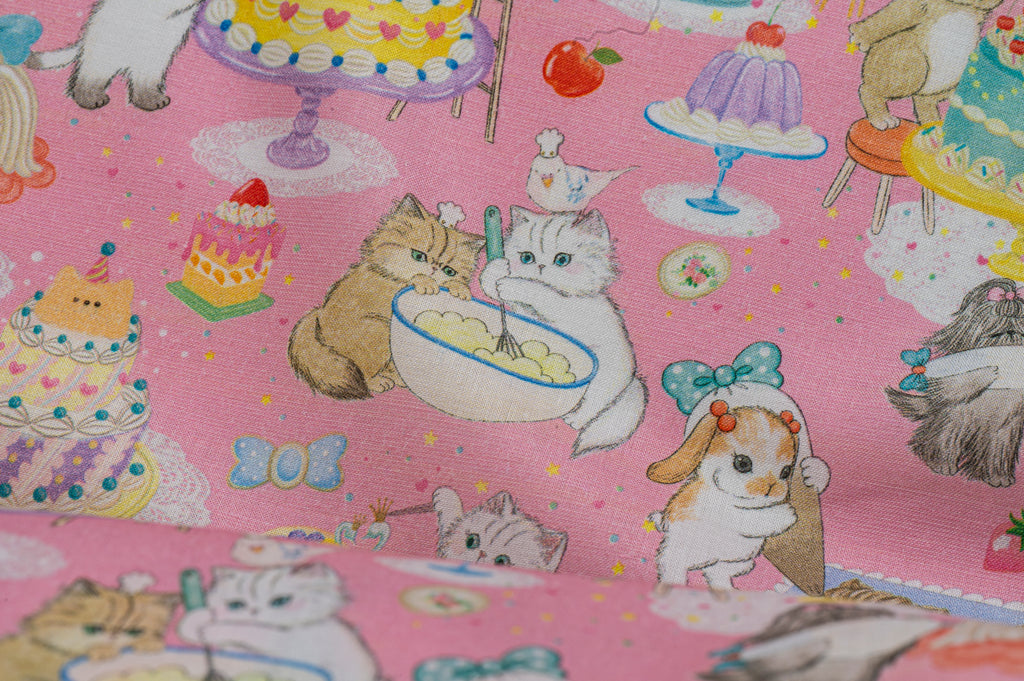 Kitten Tea Party - Pink
