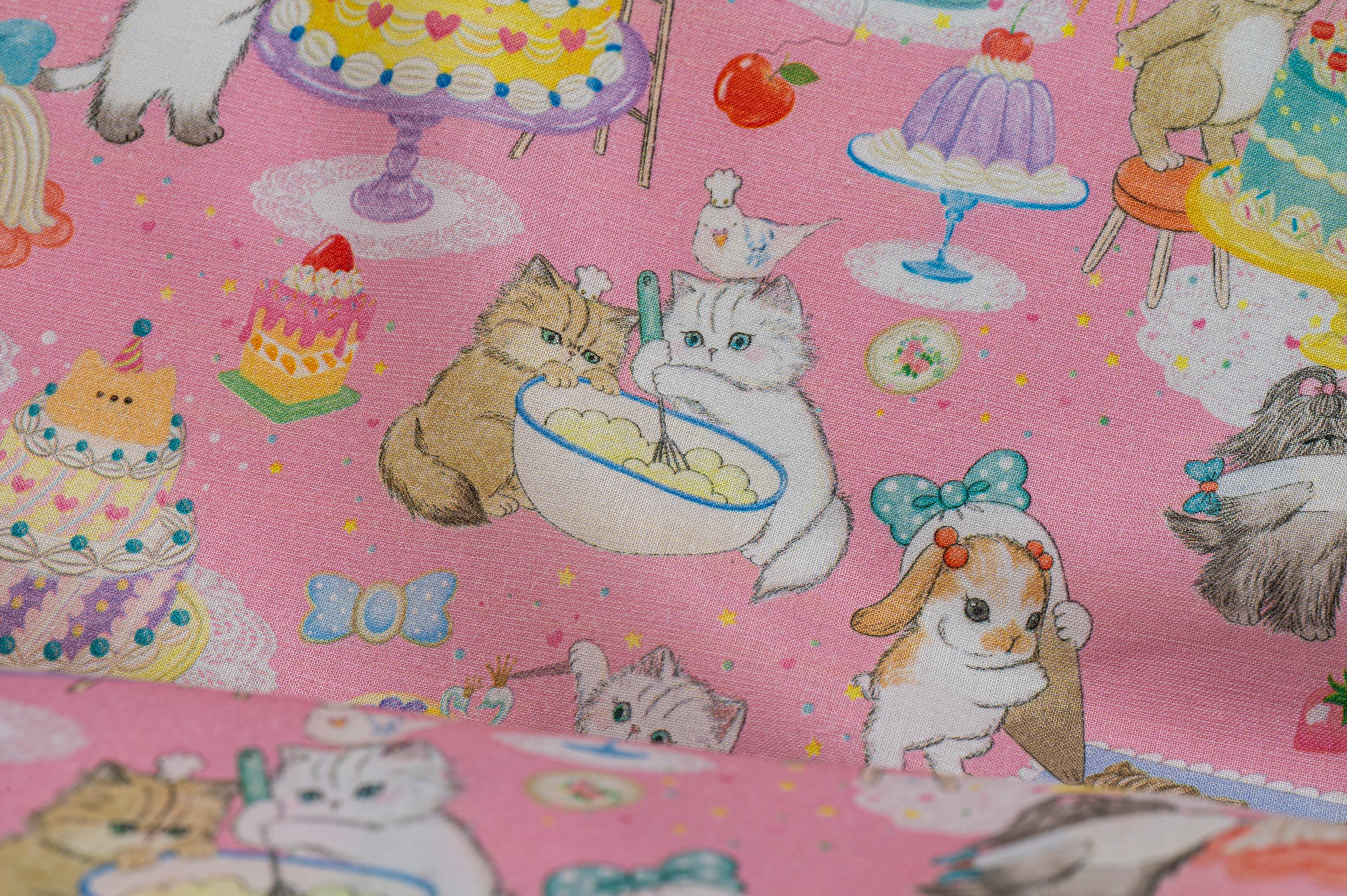 Kitten Tea Party - Pink