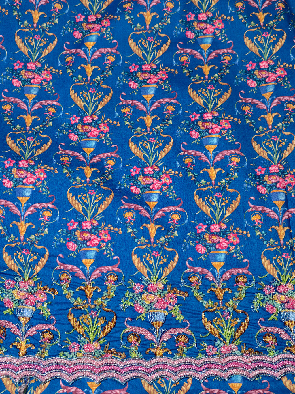 Sapphire Damask